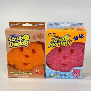 Scrub Daddy & Mommy Pet Shapes Special Edition Dog and Cat Sponges 2 Pack